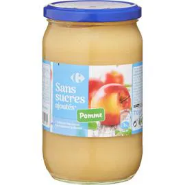 CARREFOUR Compote pommes sans sucres ajoutés 710g