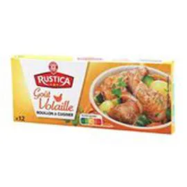 MARQUE REPÈRE, RUSTICA Bouillon de volaille Cubes 12x10g