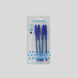 MONOPRIX MAISON Stylos bille bleus l'unité