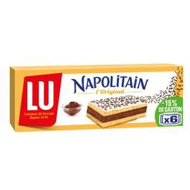 LU, NAPOLITAIN Gâteaux au chocolat L'Original 180g
