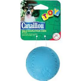CANAILLOU Balle souple pour chien TOY diam 7,5cm - coloris assortis l'unité