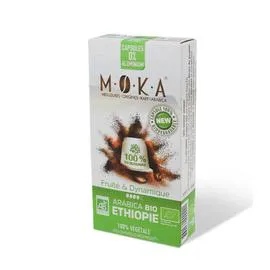 MOKA Capsules Bio Ethiopie - x10 55g