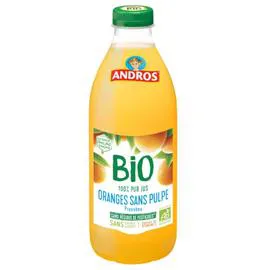ANDROS Jus d'orange s/pulpe Bio 75cl