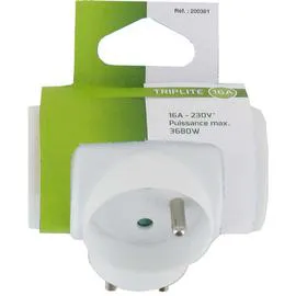 TRÉFILACTION Multiprise Triplite 16 ampere blanc l'unité