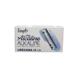CARREFOUR SIMPL Pile alcaline AAA/LR03 x8 x8
