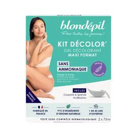 BLONDÉPIL Gel décolorant sans ammoniaque - visage & corps 2x75ml