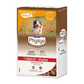 PHYSYO PETFOOD Croquettes pour chien adulte poulet 465g