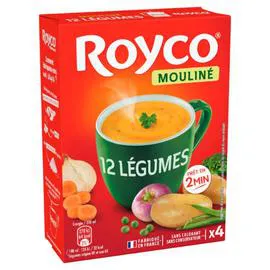 ROYCO Soupe déshydratée mouliné 12 légumes 4x800ml
