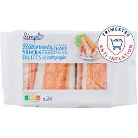 CARREFOUR SIMPL Surimi saveur crabe 400g