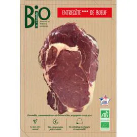 COMPTOIR DES VIANDES BIO Bio la Viande Entrecôte de Boeuf x1 200g