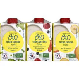 MONOPRIX BIO Crème entière fluide bio 600ml
