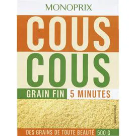 MONOPRIX Couscous grain fin 5 minutes 500g