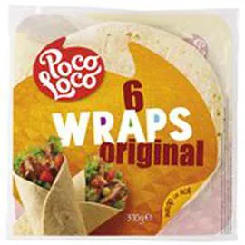 POCO LOCO Tortillas wrap 25cmx6 370g