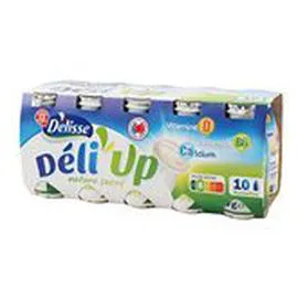 MARQUE REPÈRE, DÉLISSE Yaourts à boire DéliUp' Nature 10x100g