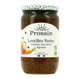PROSAIN Lentilles Vertes Cuisinées aux Petits Légumes Bio 660g