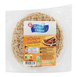 MARQUE REPÈRE, TABLIER BLANC Crêpes sucrées x8 400g