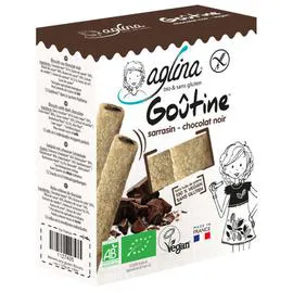 AGLINA Aglina Biscuits Sarrasin Fourrés Chocolat Noir Bio Sans Gluten 125g