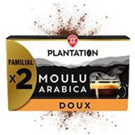 MARQUE REPÈRE, PLANTATION Café moulu doux 2x250g