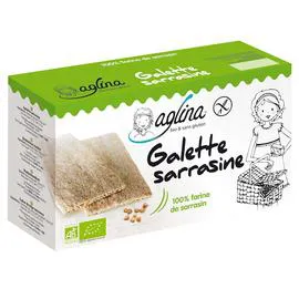 AGLINA Galette sarrasine Bio sans gluten vegan 160g