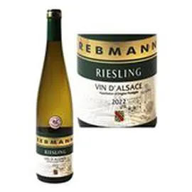 MARQUE REPÈRE, REBMANN AOC Alsace Riesling vin blanc 75cl