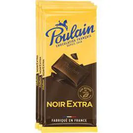POULAIN Chocolat noir extra 3x100g