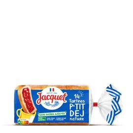 JACQUET Pain de mie tartine Nature 410g