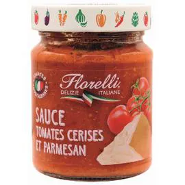 FLORELLI Sauce aux tomates cerise et parmesan 250g