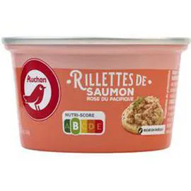 AUCHAN Rillettes de saumon 125g