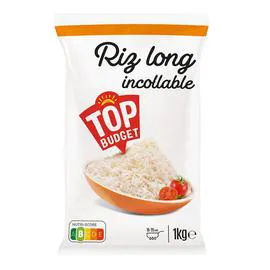 TOP BUDGET Riz long incollable 1kg