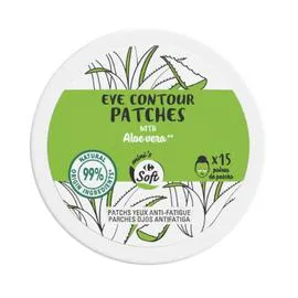 CARREFOUR SOFT Patchs yeux anti-fatigue aloe vera x15