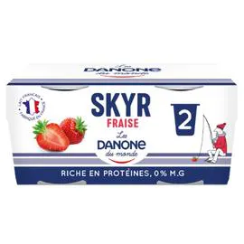 DANONE Skyr fraise 0% MG 2x140g