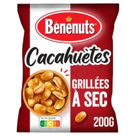 BÉNÉNUTS Cacahuètes grillées à sec 200g