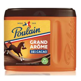 POULAIN Chocolat en poudre Grand Arôme: 32% cacao 450g