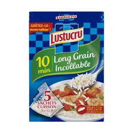 LUSTUCRU Riz long incollable 10min 5x90g