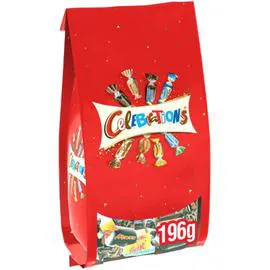 MARS, CELEBRATIONS Sachet Célébrations 196g