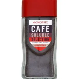 MONOPRIX Café Soluble Sélection, Corsé Et Généreux 50g