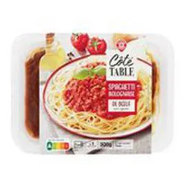 MARQUE REPÈRE, CÔTÉ TABLE Spaghettti Bolognaise 300g