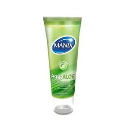 MANIX Gel lubrifiant aqua aloe 80ml