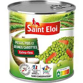 SAINT ELOI Petits pois et jeunes carottes extra-fins 530g