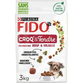 PURINA, FIDO Croquettes pour chien boeuf 3kg