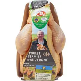 FILIÈRE QUALITÉ CARREFOUR Poulet jaune d'Auvergne Label Rouge 1,4kg