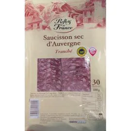 REFLETS DE FRANCE Saucisson sec d'Auvergne 100g