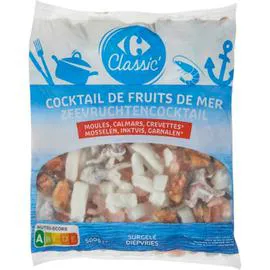 CARREFOUR CLASSIC' Cocktail de fruits de mer 500g