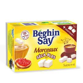 BÉGHIN SAY Sucres blanc en morceaux 1kg
