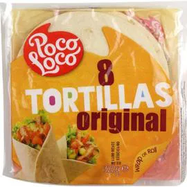 POCO LOCO Tortillas fraiches 20cm x8 320g