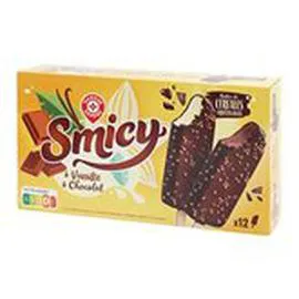 MARQUE REPÈRE, SMICY Batonnets Vanille chocolat - x12 456g