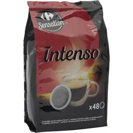 CARREFOUR Café dosettes Intenso 336g
