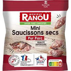 MONIQUE RANOU Mini saucissons secs pur porc 75g