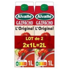 ALVALLE Gazpacho l'original 2x1l