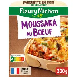 FLEURY MICHON Plat cuisiné moussaka boeuf et aubergines 300g